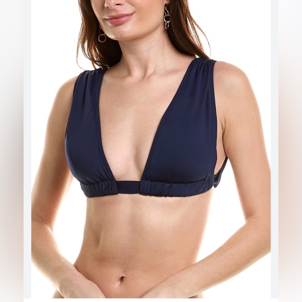 CARMEN MARC VALVO Ruched Bikini Top